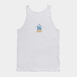 amateur but avid mountain climber themed fabric pattern graphic design by ironpalette Tank Top